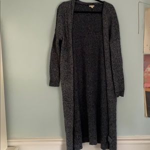 Blue/Gray Sweater Duster